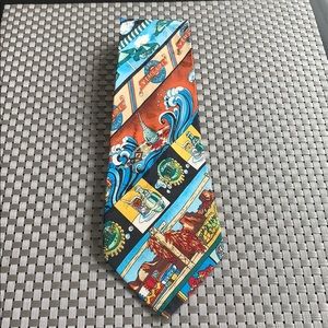 Nicole Miller design tie “Part of the Local Color”